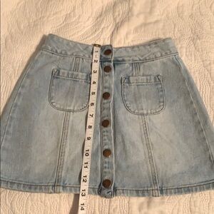 Brandy Melville jean skirt